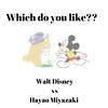 undefined Walt Disney vs Hayao Miyazaki