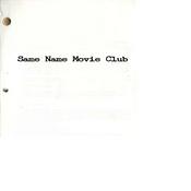 Podcast Same Name Movie Club